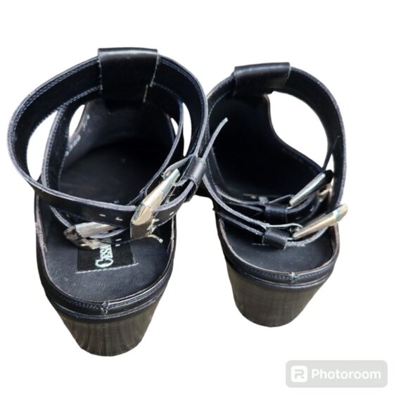 Cesare Paciotti leather slip-on shoes size 38.5 EU black - Picture 3 of 9